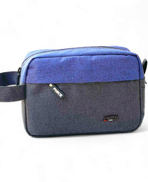 Force Linen Accessories and Toiletry Handbag - Gray / blue - Unisex-FCN003