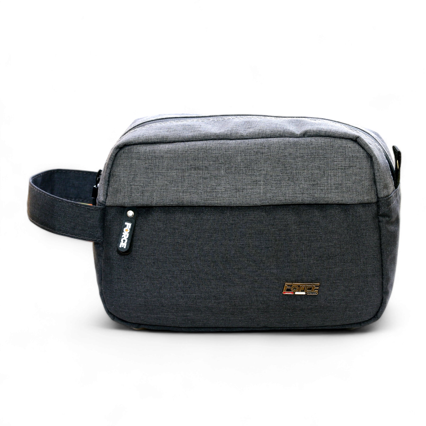 Force Linen Accessories and Toiletry Handbag - Unisex - gray / Dark Gray - FCN006