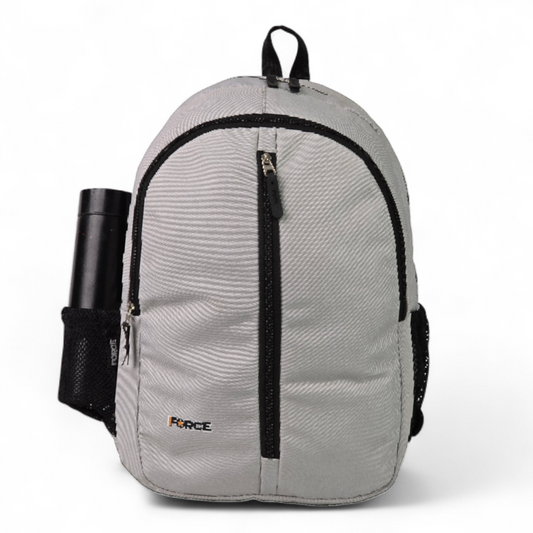 Force Basic Backpack for Unisex, Light Gray FDB-20-16