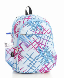 Force Backpack Unisex -blue & pink pattern - new edition - FNE-009 - FORCE STORES