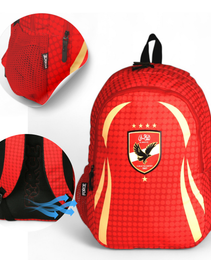 Force Backpack Unisex -Ahly pattern 2025 -Red - new edition - FNE-907-2025