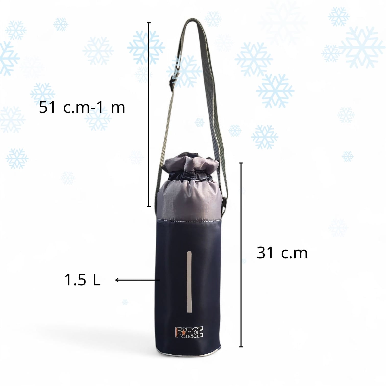 Cool Bag 1.5L Water-Proof Bottle Holder FCB-01 Navy