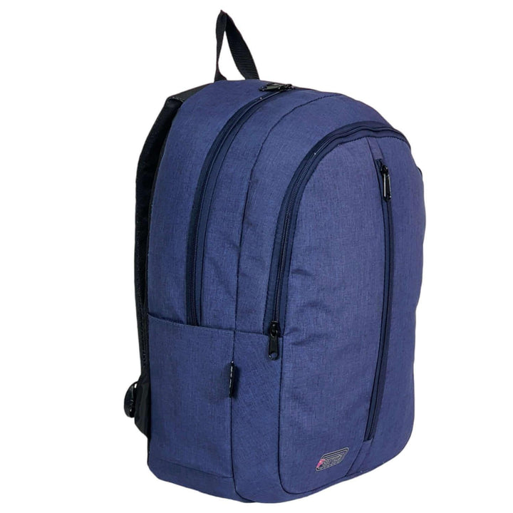 FORCE  Basic Backpack for unisex- Navy linen - FDB-20-46 - FORCE STORES