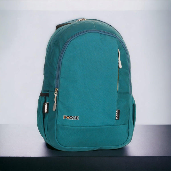 laptop 15.6" Backpack Unisex -teal blue - new edition - FNE-025 - FORCE STORES
