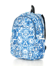 Force Backpack Unisex -blue & white pattern - new edition - FNE-018