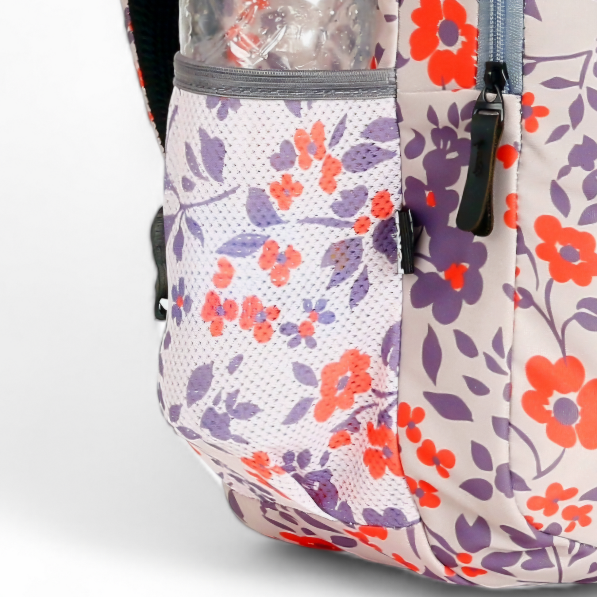 Force Backpack Unisex -floral pattern Orange - new edition - FNE034