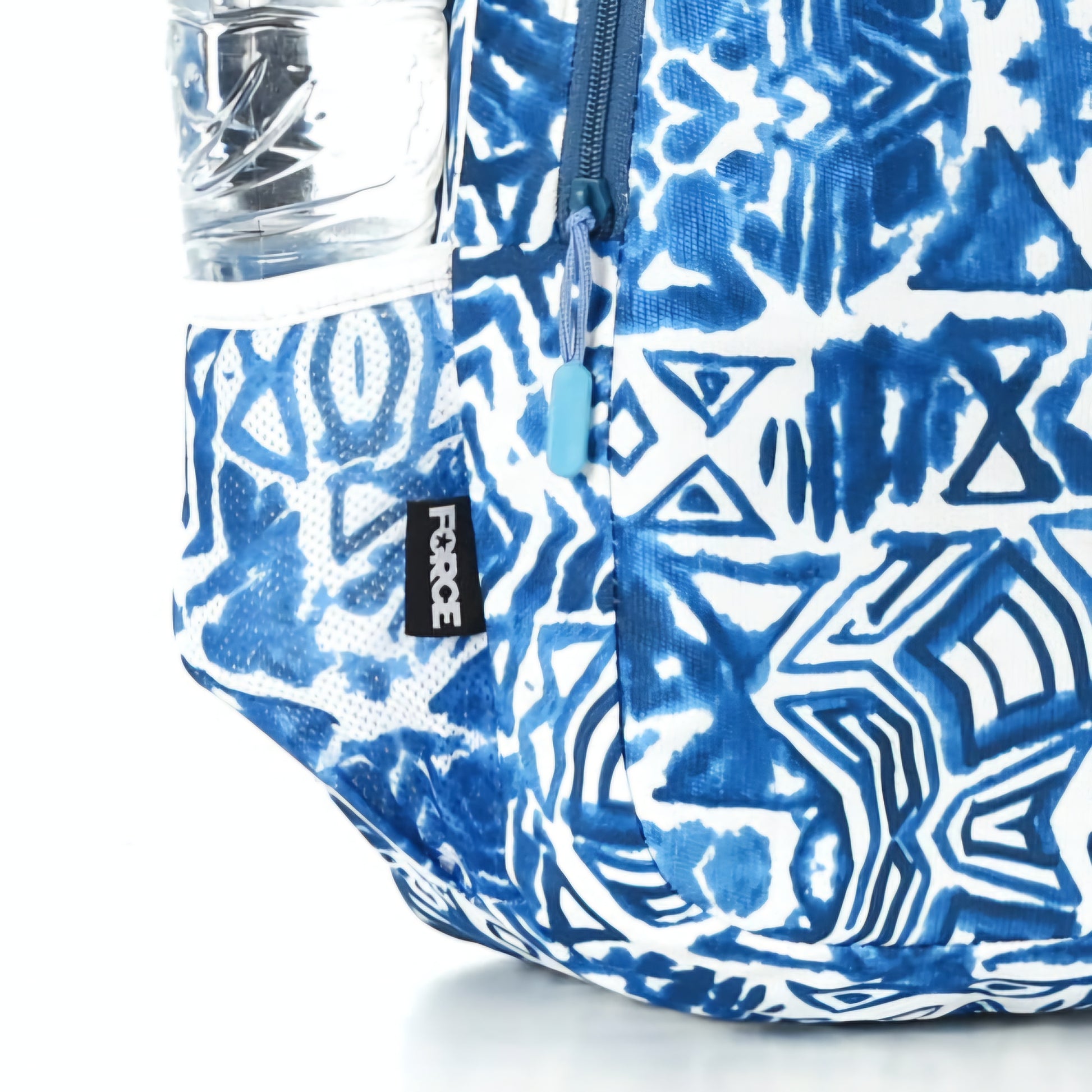 Force Backpack Unisex -blue & white pattern - new edition - FNE-018