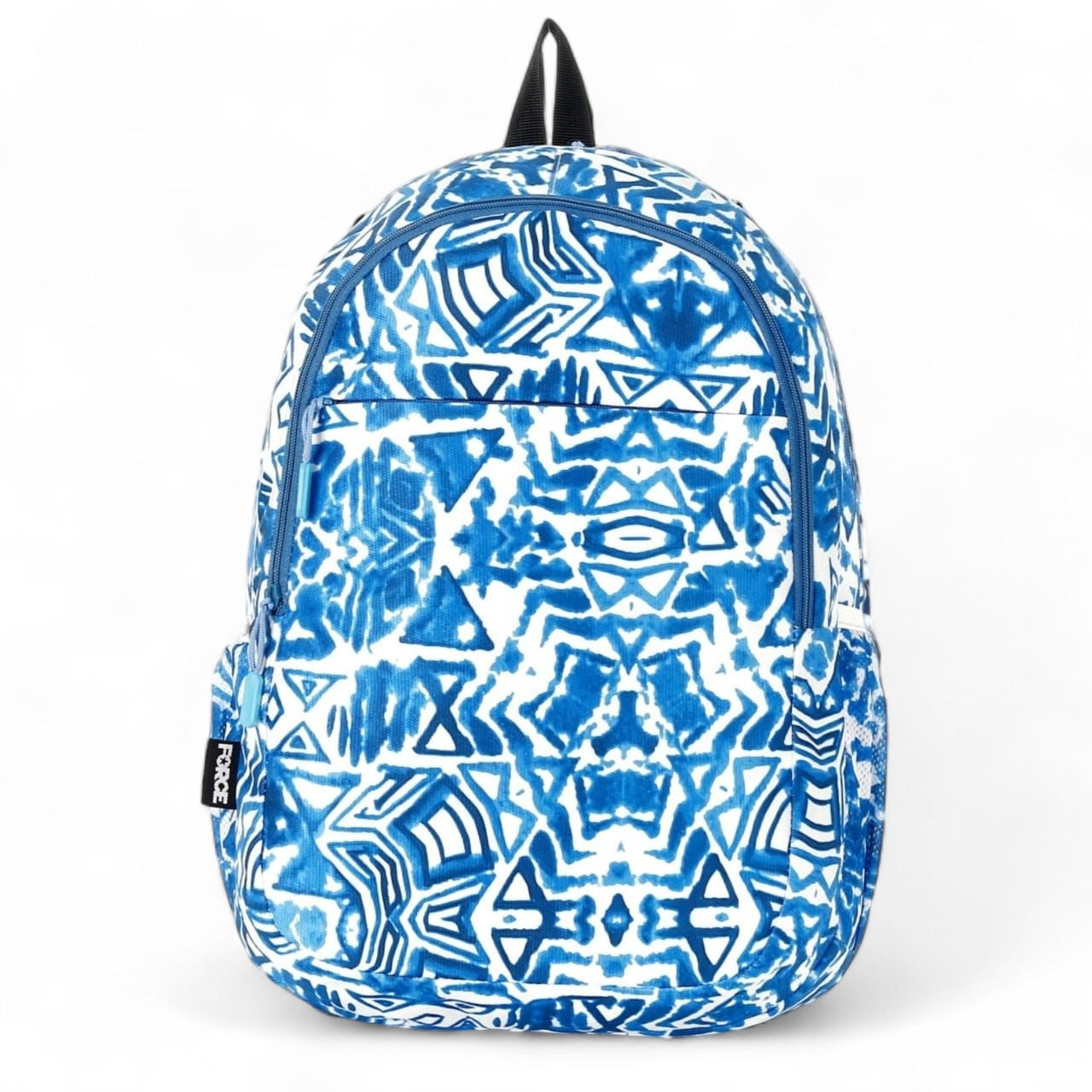 Force Backpack Unisex -blue & white pattern - new edition - FNE-018