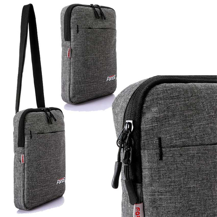 force Laptop Sleeve Compatible with all taplet 10"-Gray Linen-waterproof- s10101 - FORCE STORES