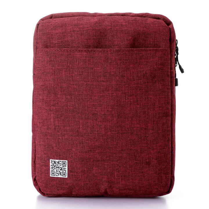 force Laptop Sleeve Compatible with all taplet 10"-Burgundy Linen-waterproof- s10102 - FORCE STORES
