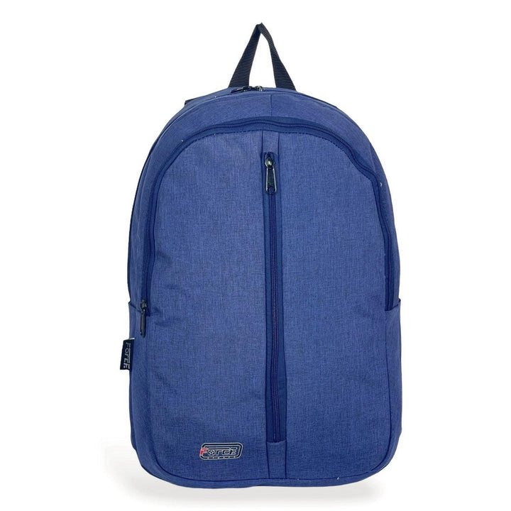 FORCE  Basic Backpack for unisex- Navy linen - FDB-20-46 - FORCE STORES