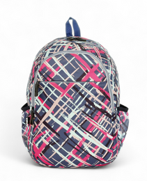 Force Backpack Unisex - scribble pattern Blue- new edition - FNE035