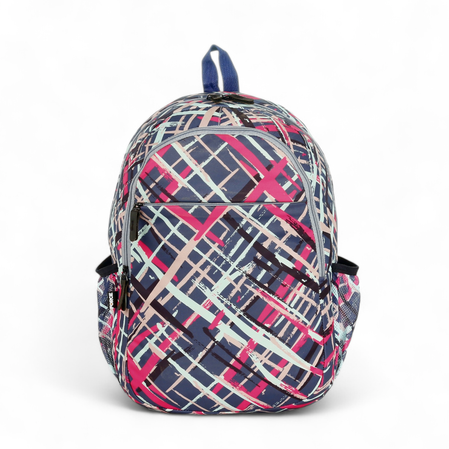 Force Backpack Unisex - scribble pattern Blue- new edition - FNE035