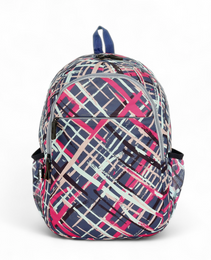 Force Backpack Unisex - scribble pattern Blue- new edition - FNE035