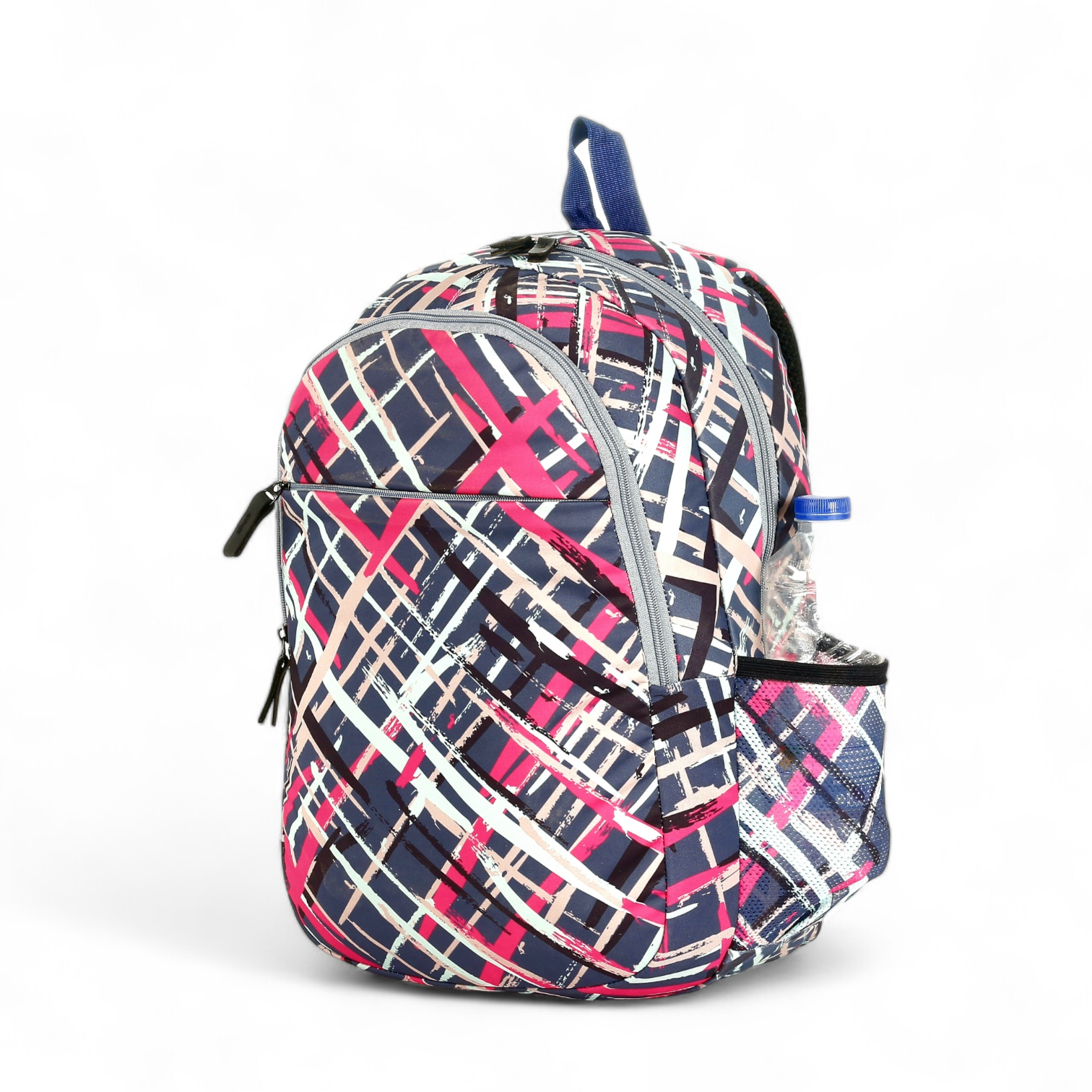 Force Backpack Unisex - scribble pattern Blue- new edition - FNE035