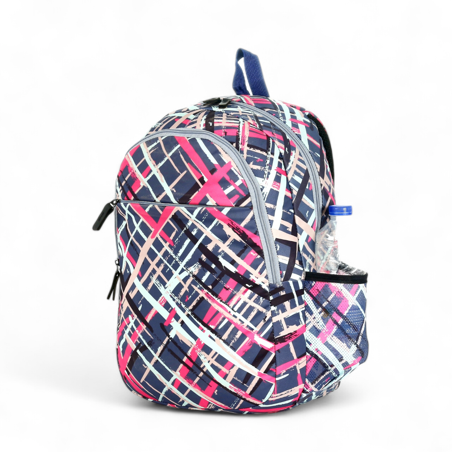 Force Backpack Unisex - scribble pattern Blue- new edition - FNE035