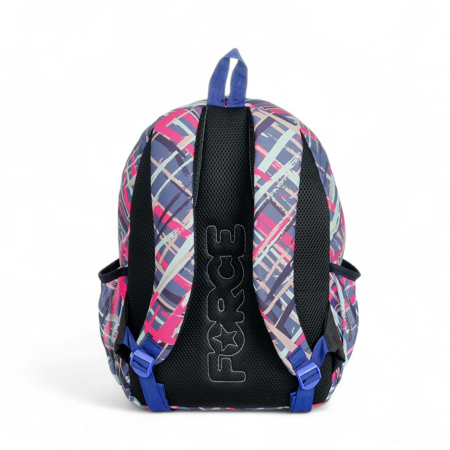 Force Backpack Unisex - scribble pattern Blue- new edition - FNE035