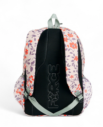 Force Backpack Unisex -floral pattern Orange - new edition - FNE034