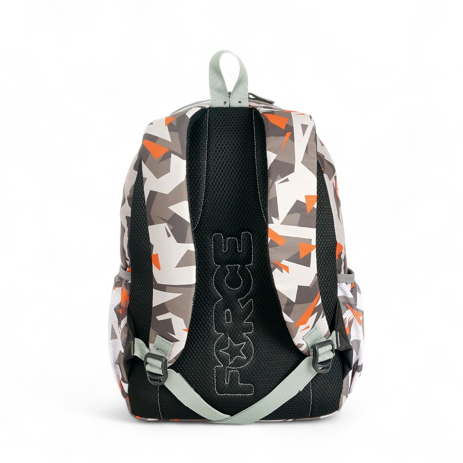 Force Backpack Unisex -Gray-Orang Camouflage  pattern - new edition - FNE033