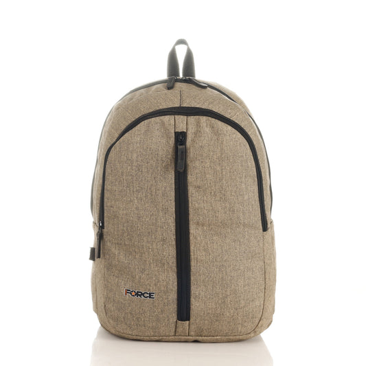 FORCE  Daily Backpack Linen Cafee - FDB-20-34