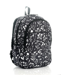 Force Backpack Unisex - floral pattern black - new edition - FNE-013