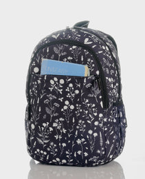 Force Backpack Unisex - floral pattern black - new edition - FNE-013