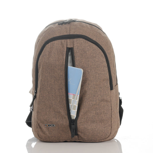 FORCE  Daily Backpack Linen Cafee - FDB2034