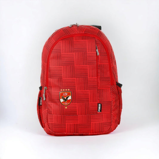 Force Backpack Unisex -Ahly pattern-Red - Ful waterproof - FNE-1907 - FORCE STORES