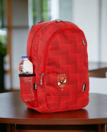 Force Backpack Unisex -Ahly pattern-Red - Ful waterproof - FNE-1907 - FORCE STORES
