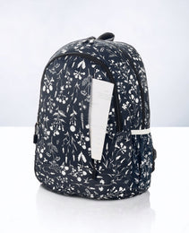 Force Backpack Unisex - floral pattern black - new edition - FNE-013