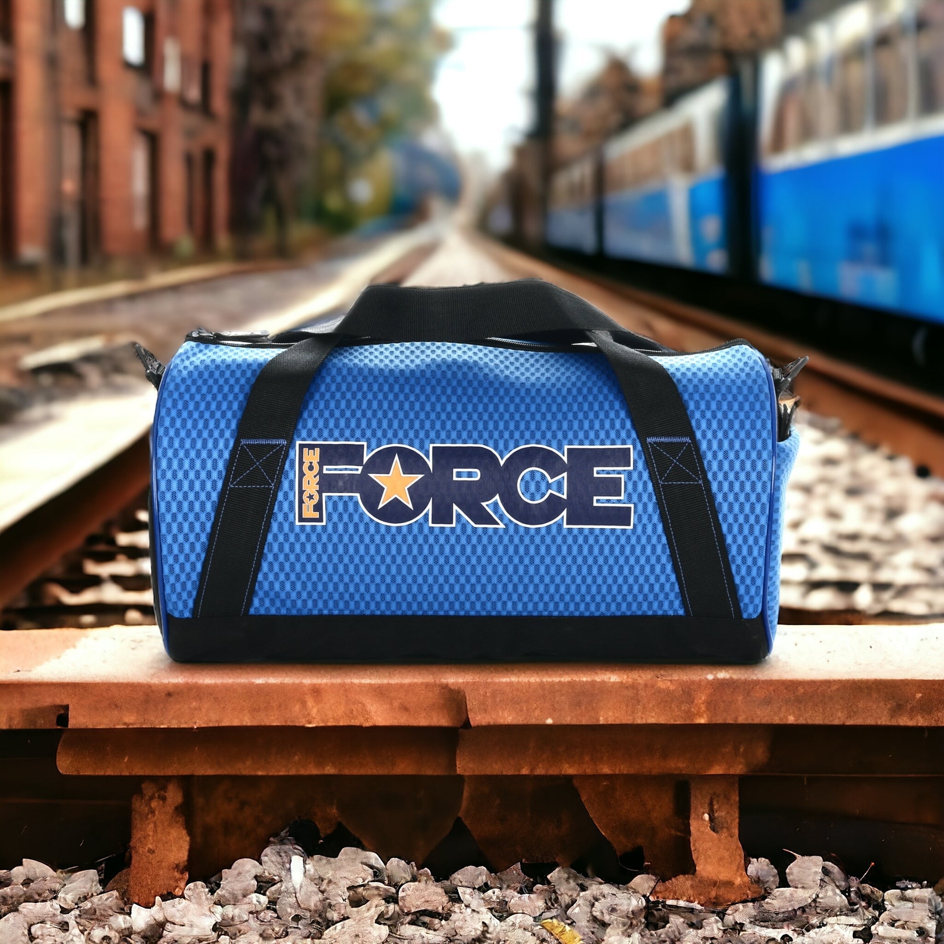 FORCE Sports Bag Mesh-BLUE-GM-115 - FORCE STORES