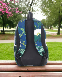 Force Backpack Unisex -floral pattern green - new edition - FNE-016 - FORCE STORES