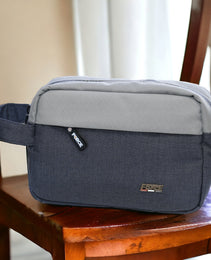 Force Linen Accessories and Toiletry Handbag - Two different gray - for Unisex-FCN004 - FORCE STORES