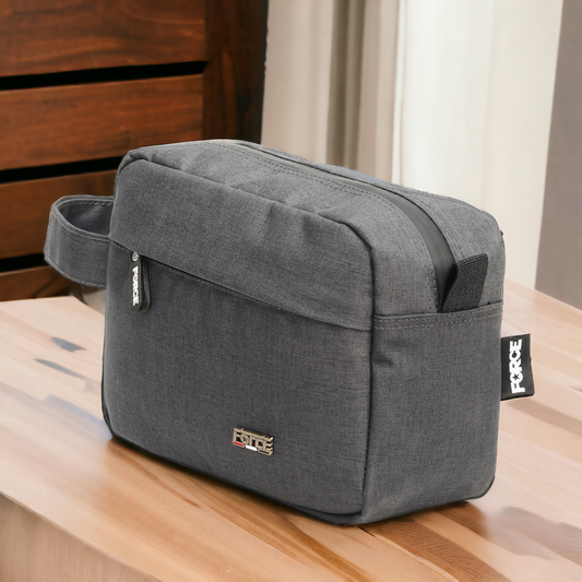 Force Linen Accessories and Toiletry Handbag - Unisex - Dark Gray - FCN010 - FORCE STORES