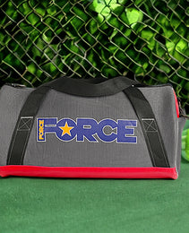 FORCE Sports Bag Mesh GRAY/ Red-GM-119 - FORCE STORES