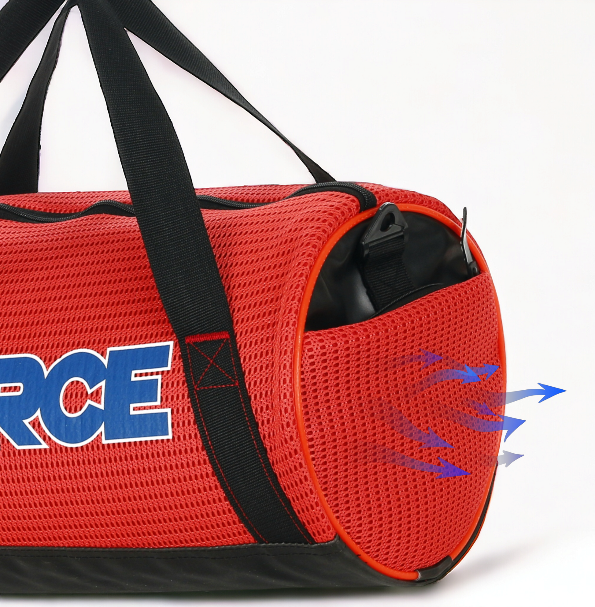 FORCE Sports Bag Mesh Orange GM-105