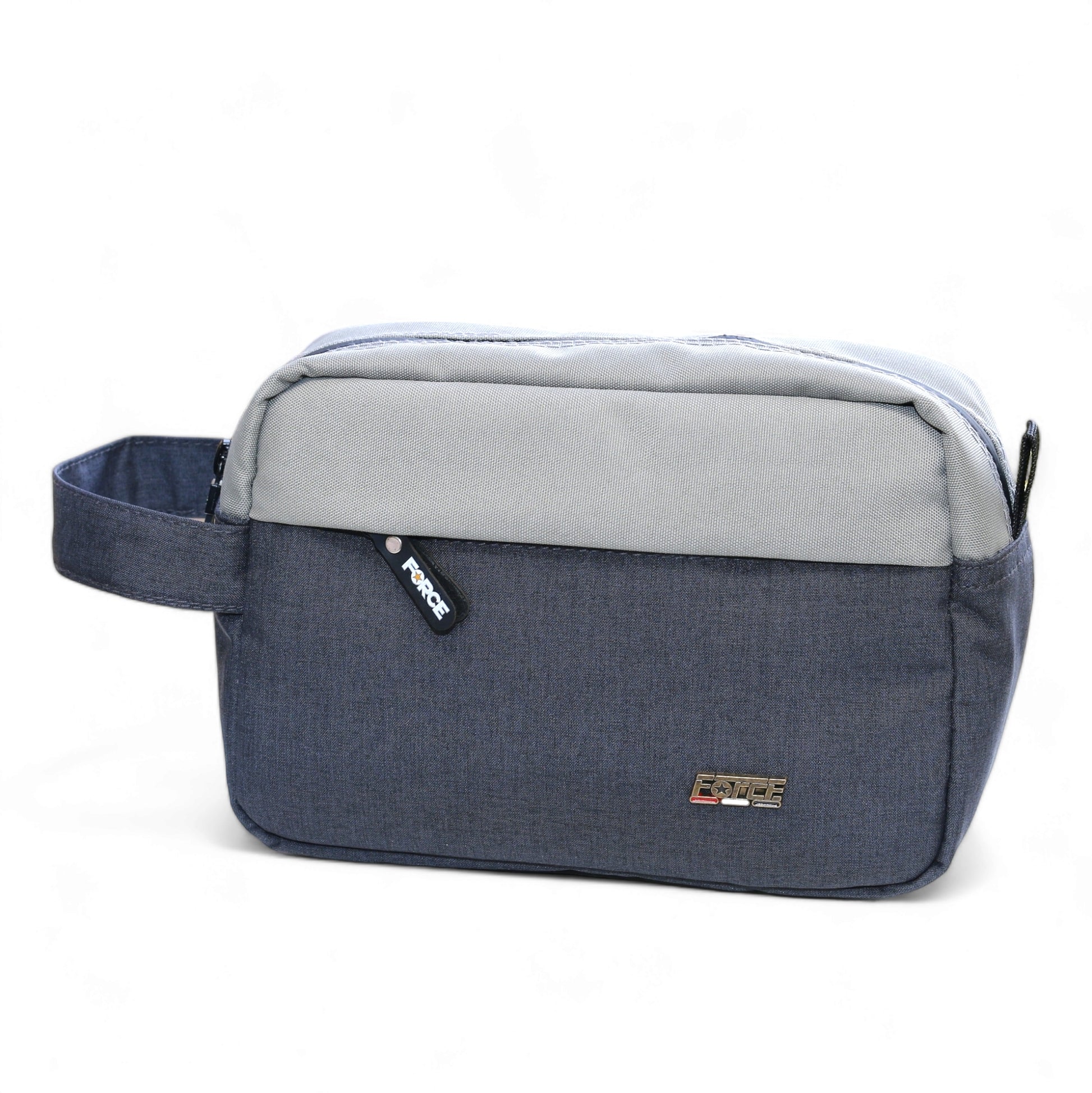 Force Linen Accessories and Toiletry Handbag - Two different gray - for Unisex-FCN004