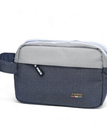 حقيبة فورس لينين للإكسسوارات وأدوات الزينة - لونين مختلفين باللون الرمادي - للجنسين-FCN004