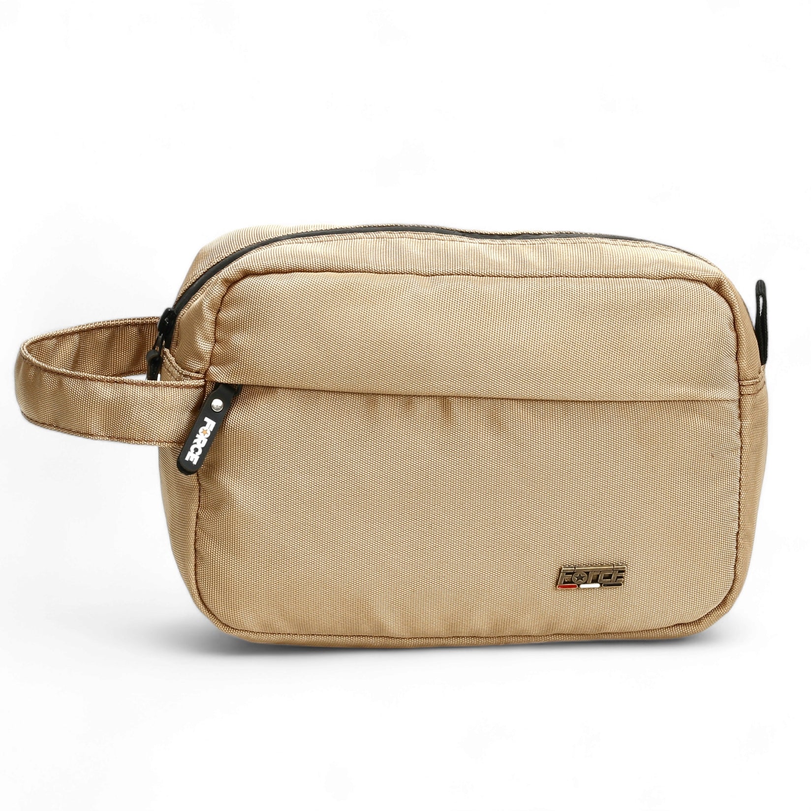 حقيبة يد للإكسسوارات وأدوات الزينة من فورس لينين - للجنسين - بيج ذهبي - FCN012
