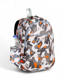 Force Backpack Unisex -Gray-Orang Camouflage  pattern - new edition - FNE033