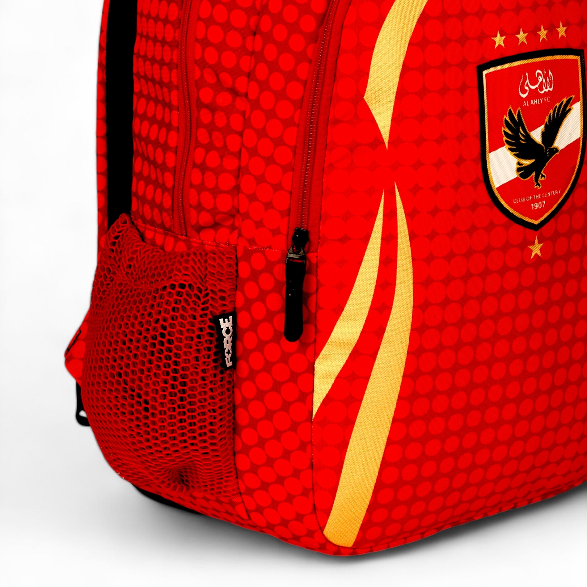 Force Backpack Unisex -Ahly pattern 2025 -Red - new edition - FNE-907-2025