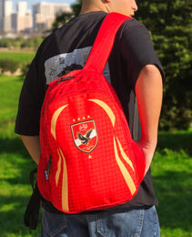 Force Backpack Unisex -Ahly pattern 2025 -Red - new edition - FNE-907-2025