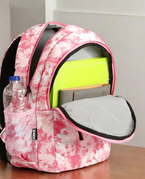 Force Backpack Unisex -pink splash pattern - new edition - FNE-006