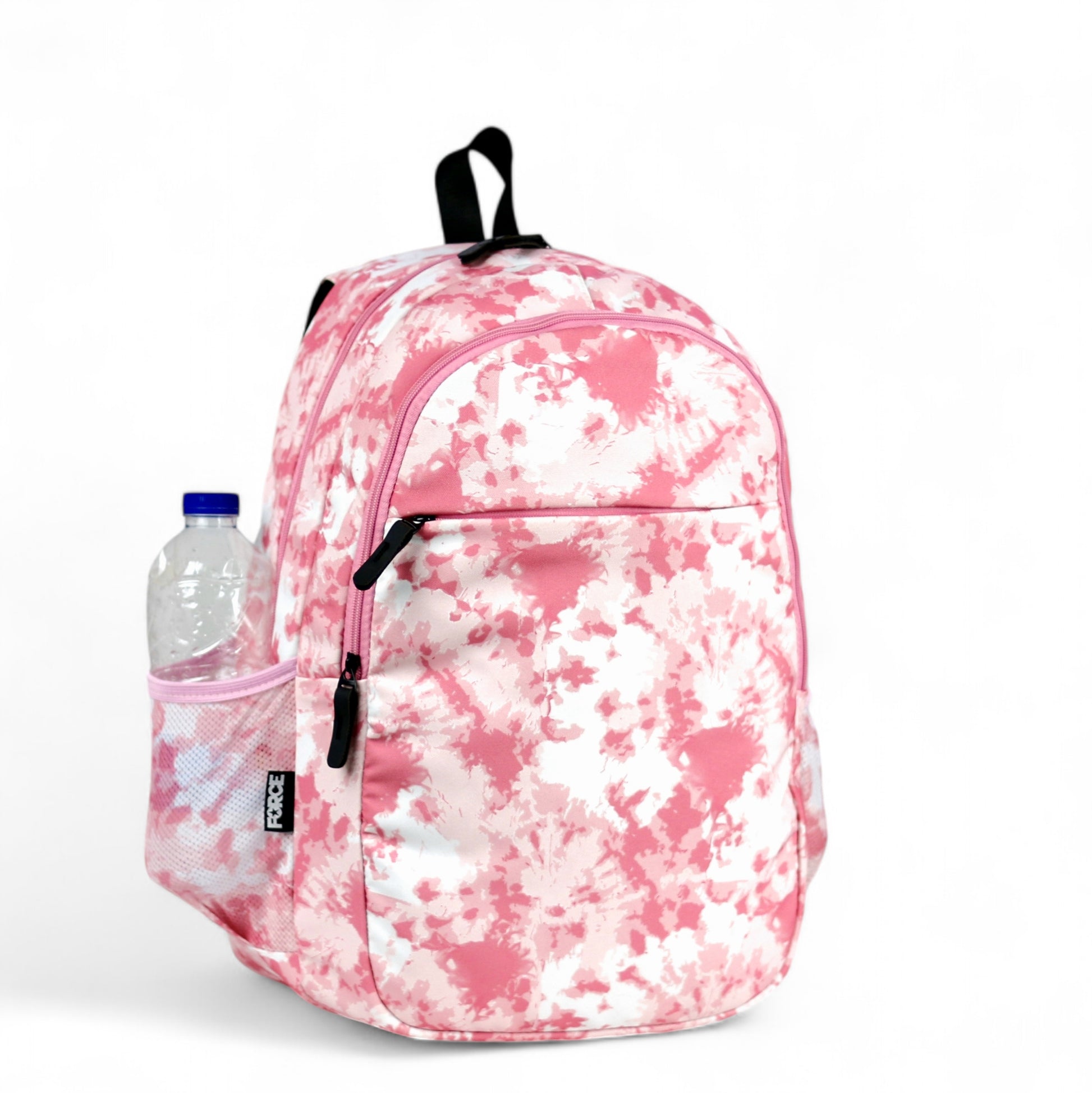 Force Backpack Unisex -pink splash pattern - new edition - FNE-006