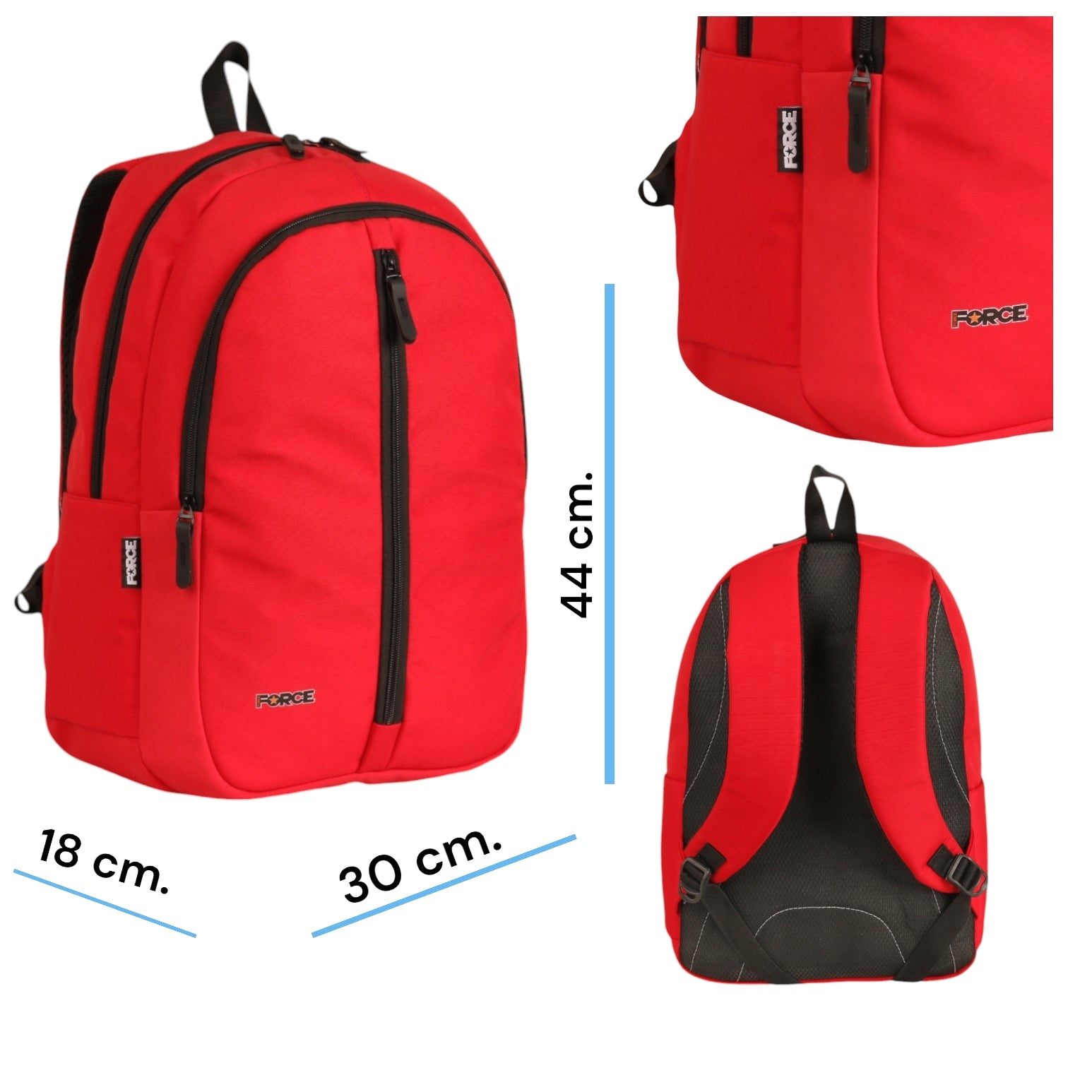 Force Basic Backpack Red FDB-20-20