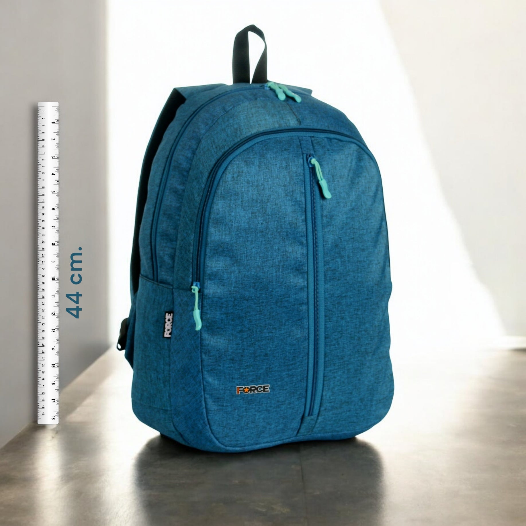 Force Daily Backpack Linen Teal Blue - FDB2025