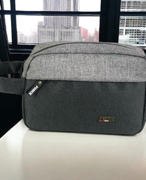 Force Linen Accessories and Toiletry Handbag -Two different gray colors- for Unisex-FCN002 - FORCE STORES