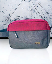 Force Linen Accessories and Toiletry Handbag - Gray/Burgundy - Unisex-FCN001 - FORCE STORES
