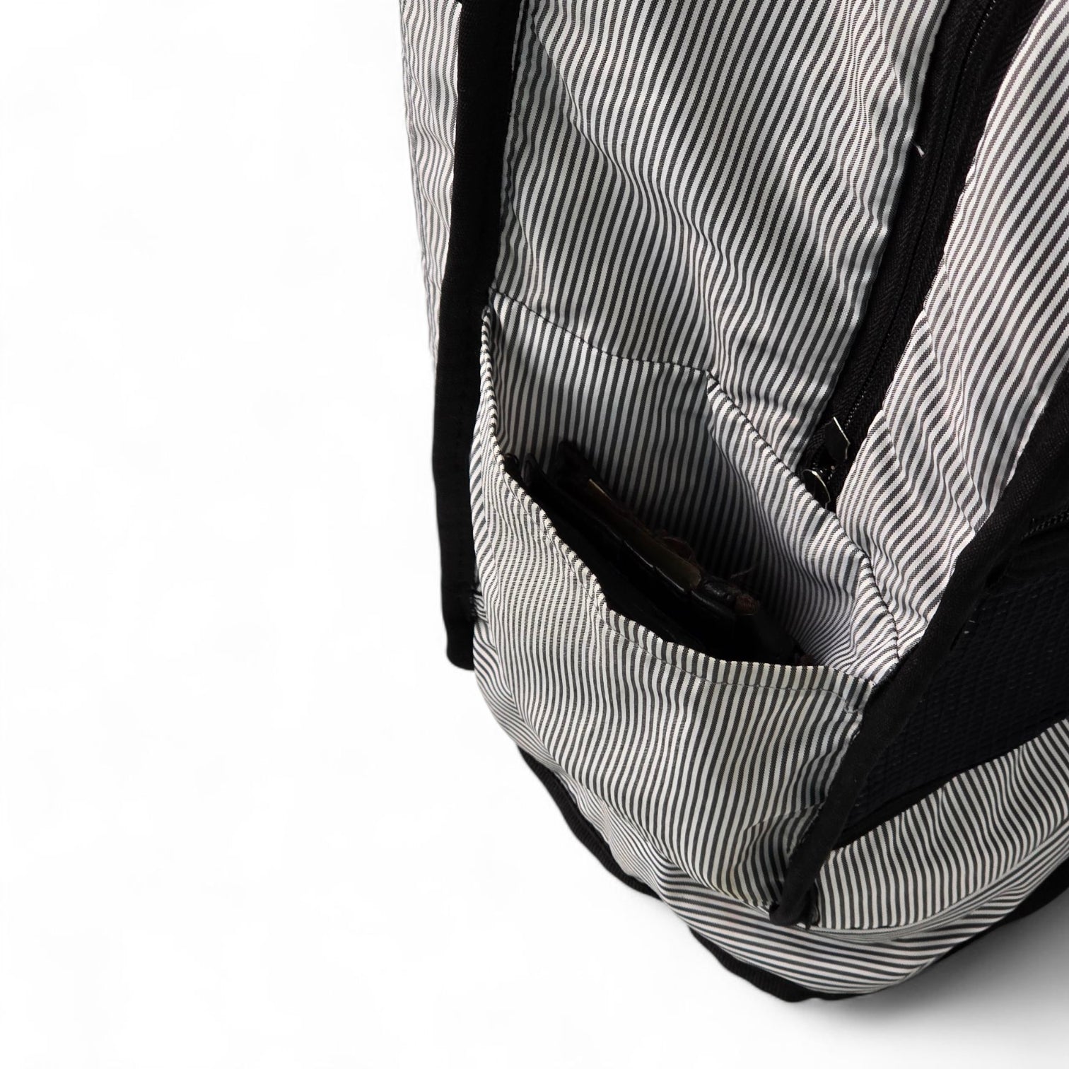 Force laptop backpack  15.6" Black color with Botanical Pattern - FG-27 - tropical leaves