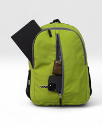 Force Basic Backpack - Fully Waterproof - Olive Green - with Gray Front Zipper FDB-20-48